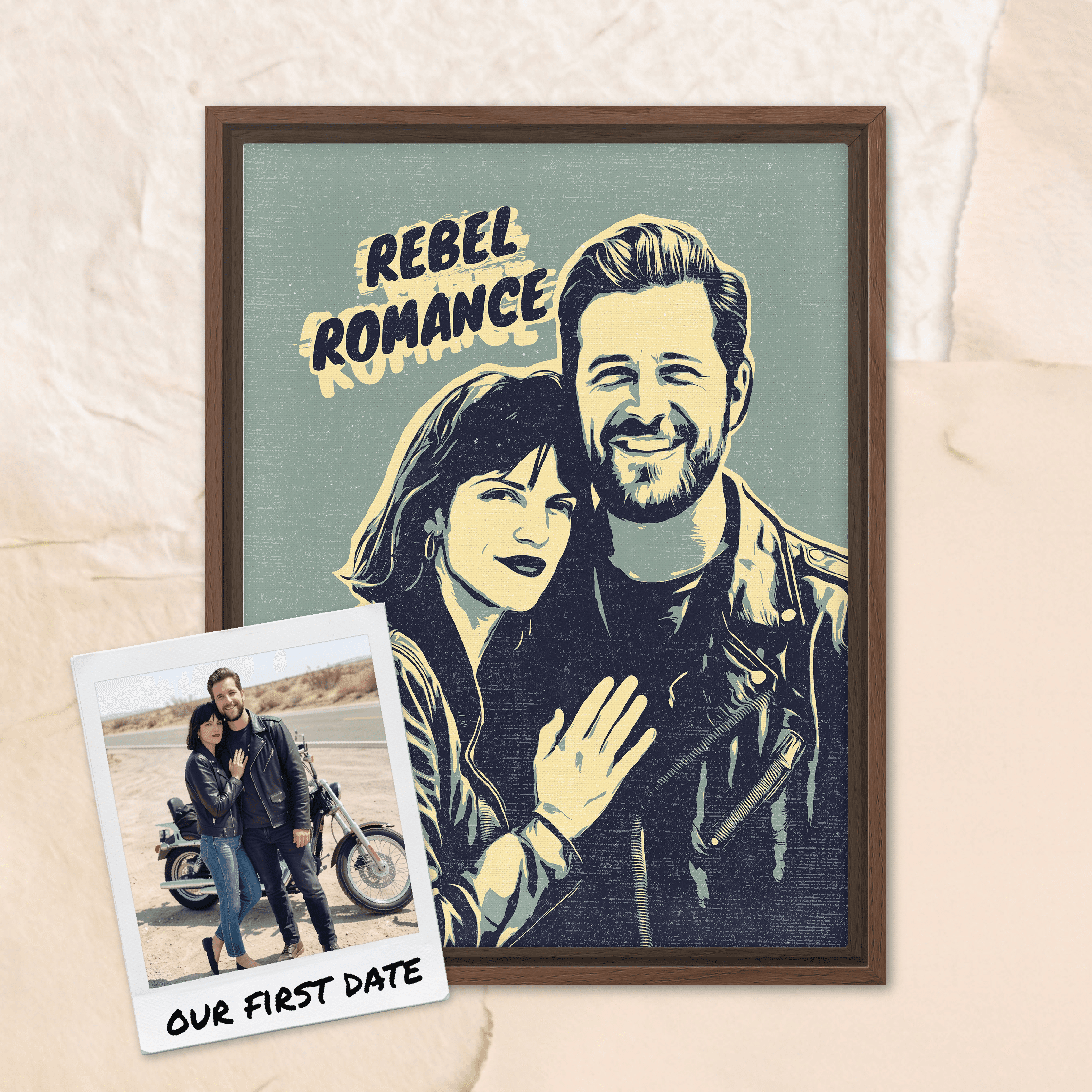 Personalized gift artwork for couples
