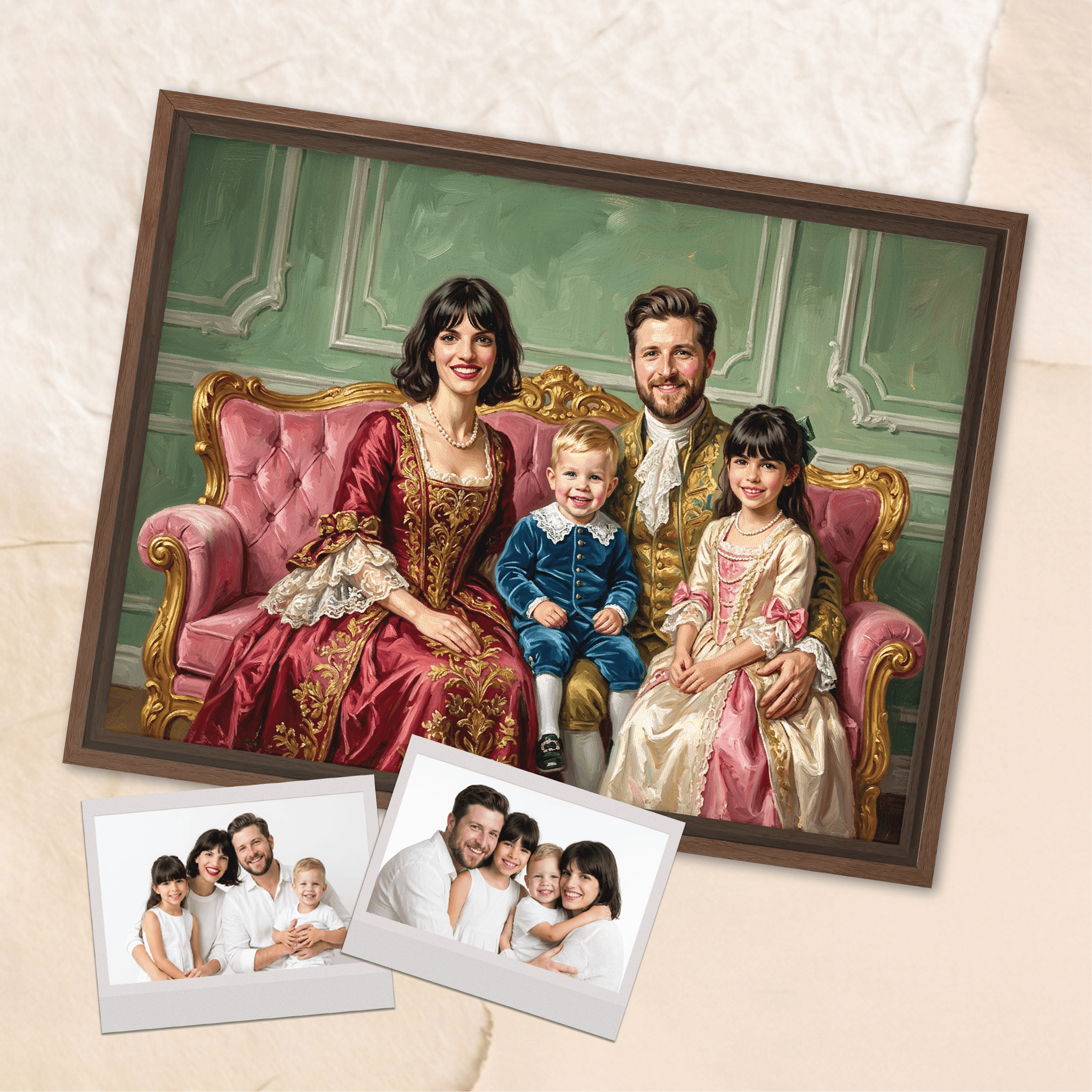 Personalized gift artwork for family