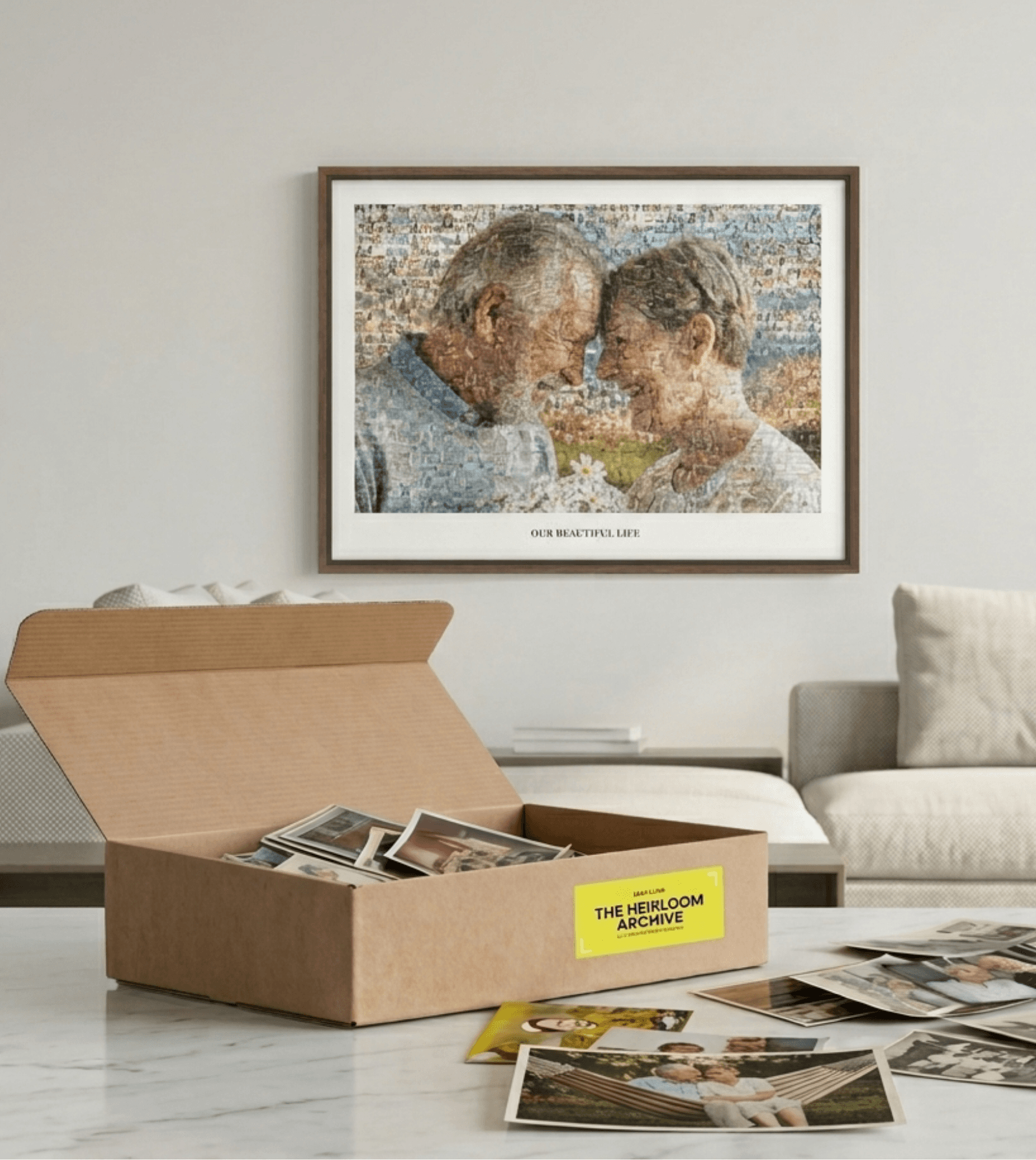 Legacy mosaic personalized artwork